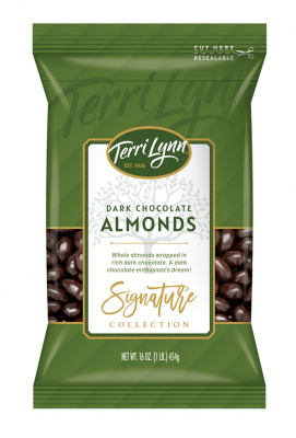 Dark Chocolate Almonds - in Package